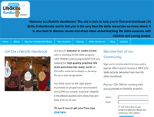 Tablet Screenshot of lifeskillshandbooks.com